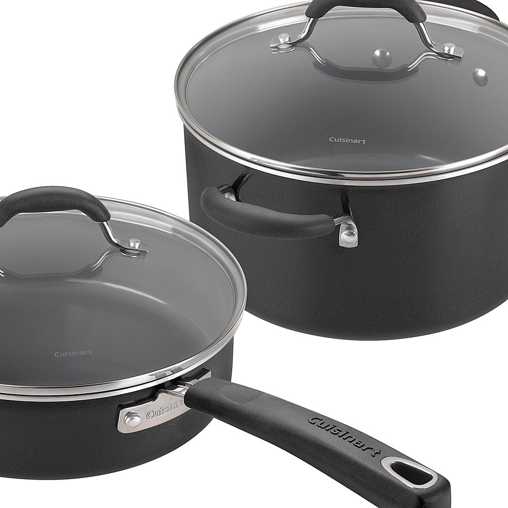 Cuisinart - Ceramica XT Nonstick 11-Piece Cookware Set - Black