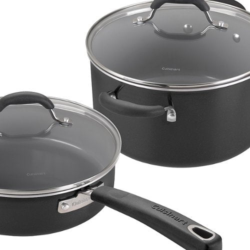 Cuisinart - Ceramica XT Nonstick 11-Piece Cookware Set - Black