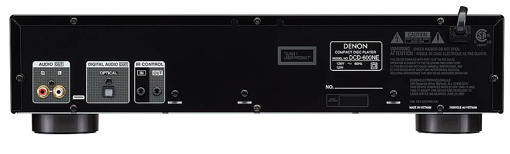 Denon - CD Player - Black