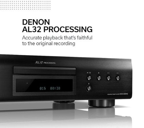 Denon - CD Player - Black
