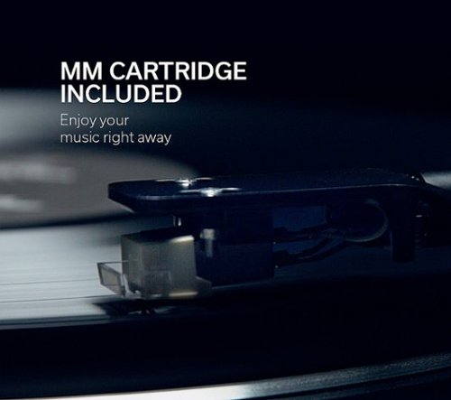 Denon - Semi-Automatic Analog Turntable - White