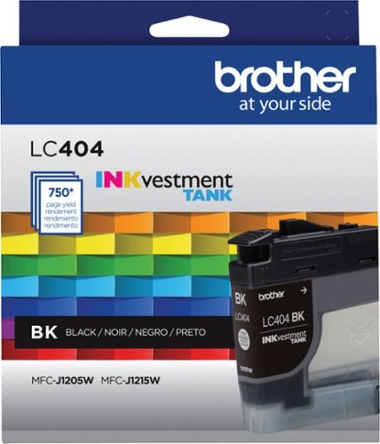 Brother - LC404BK INKvestment Tank Ink Cartridge - Black