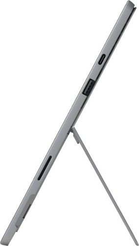 Microsoft - Geek Squad Certified Refurbished Surface Pro 7 - 12.3" Touch Screen - 128GB SSD with Black Type Cover - Platinum