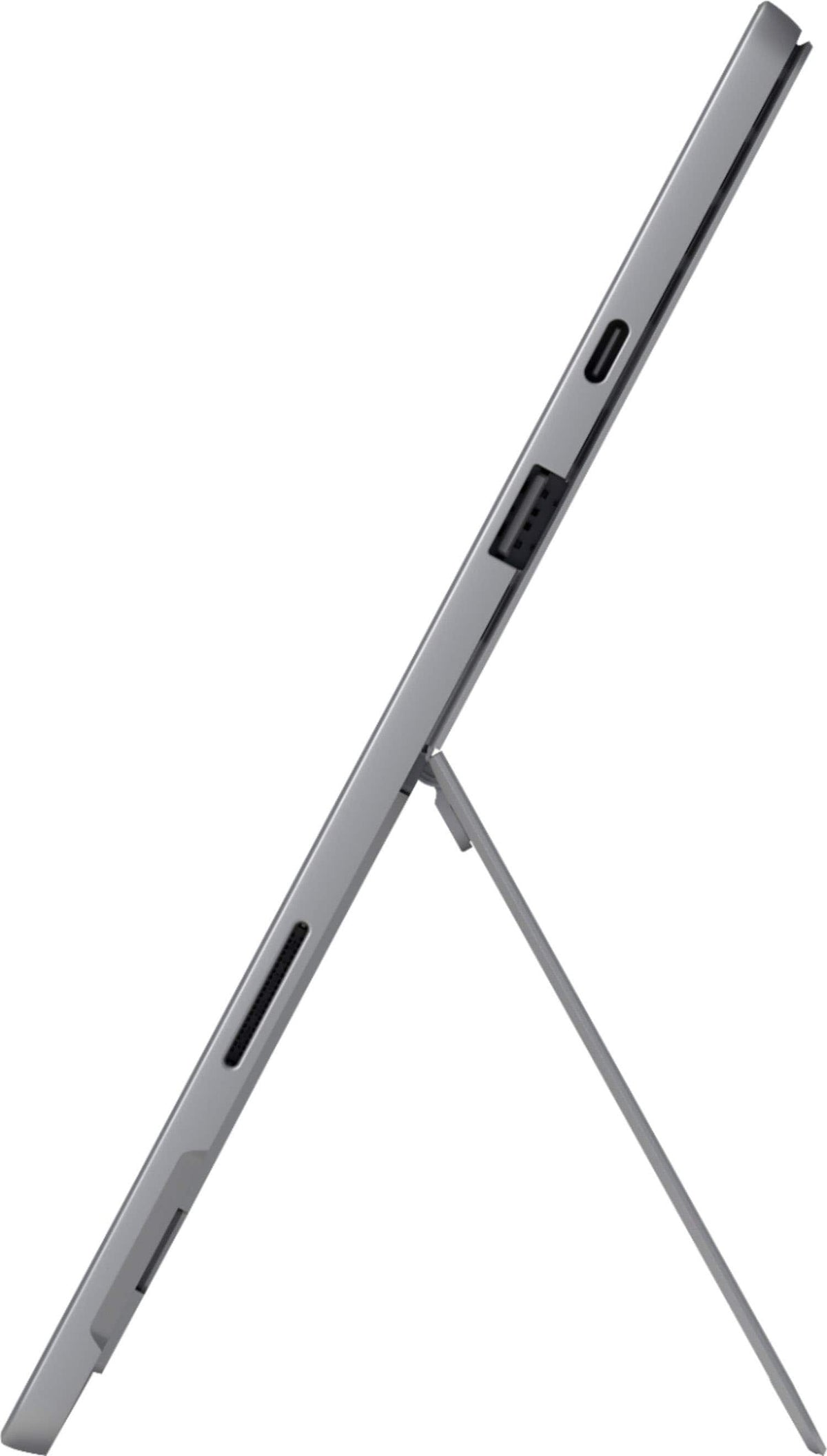Microsoft - Geek Squad Certified Refurbished Surface Pro 7 - 12.3" Touch Screen - 128GB SSD with Black Type Cover - Platinum