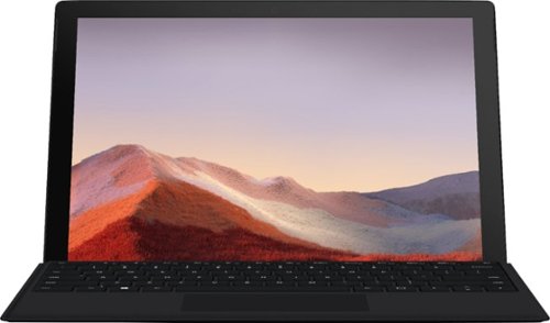 Microsoft - Geek Squad Certified Refurbished Surface Pro 7 - 12.3" Touch Screen - 256GB SSD with Black Type Cover - Matte Black