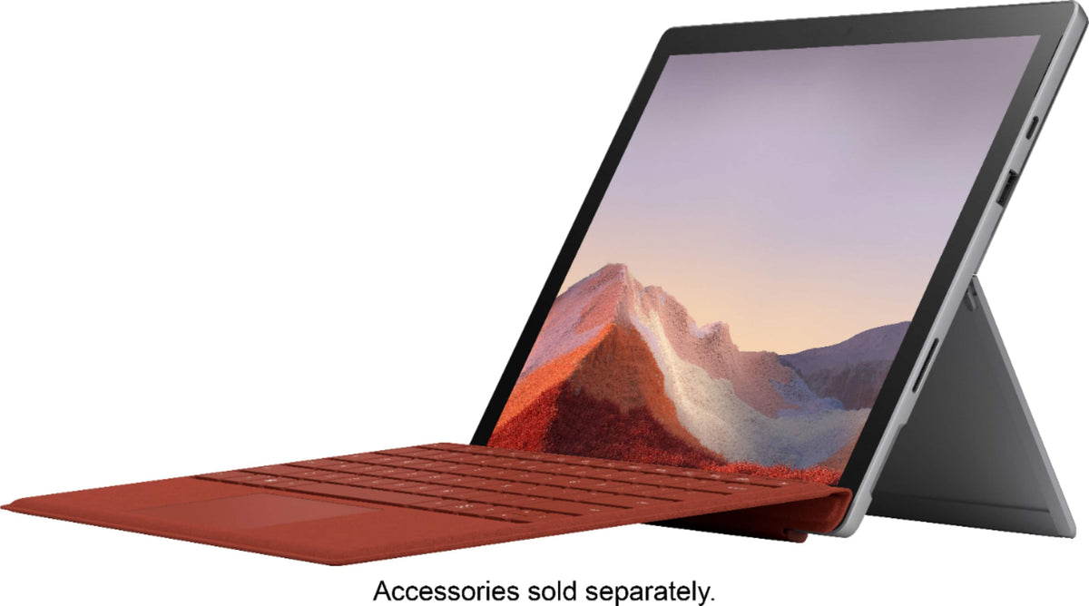 Microsoft - Geek Squad Certified Refurbished Surface Pro 7 - 12.3" Touch Screen - 512GB SSD - Platinum