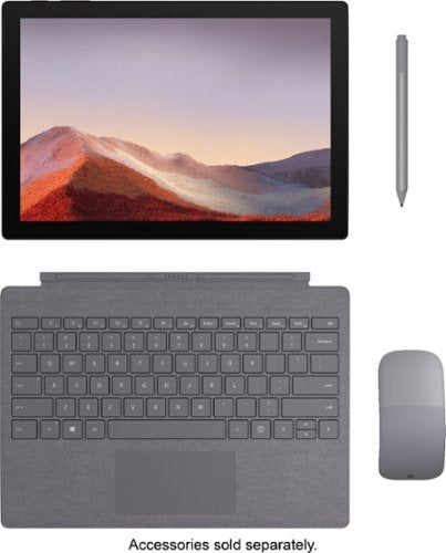 Microsoft - Geek Squad Refurbished Good - Surface Pro 7 - 12.3" Touch Screen - 512GB SSD - Matte Black