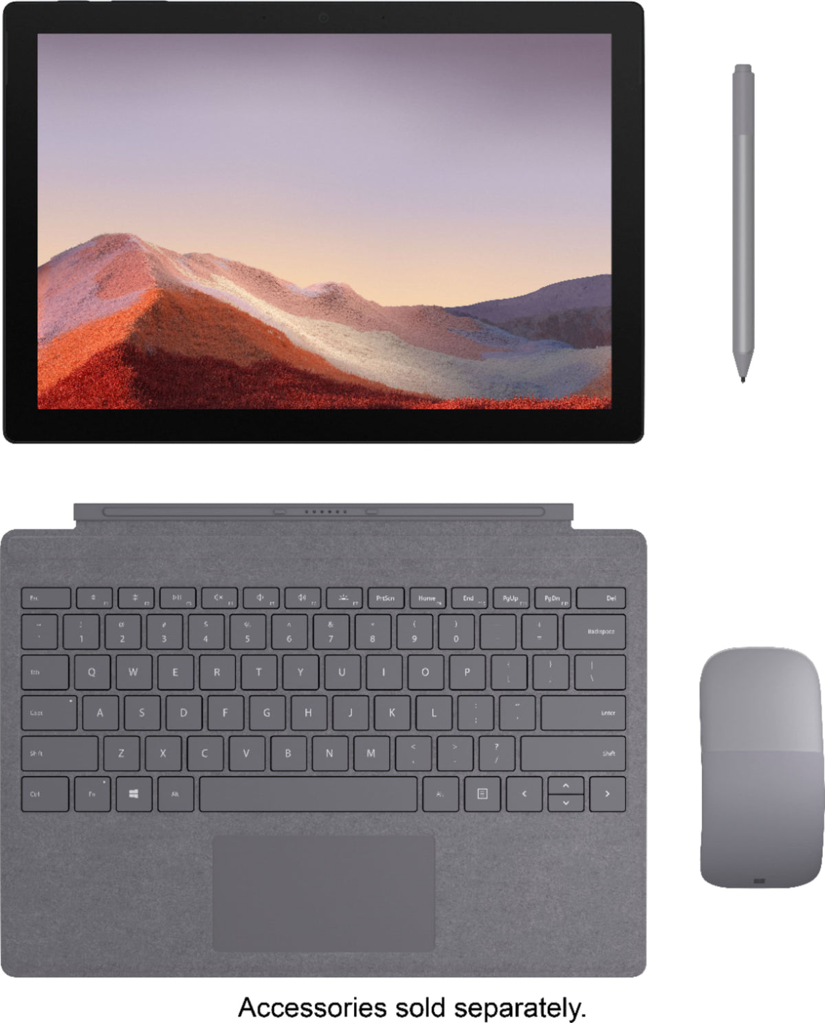 Microsoft - Geek Squad Refurbished Good - Surface Pro 7 - 12.3" Touch Screen - 512GB SSD - Matte Black