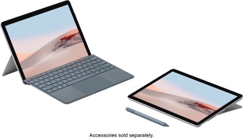 Microsoft - Geek Squad Certified Refurbished Surface Go 2 - 10.5" Touch Screen - 128GB SSD - Platinum