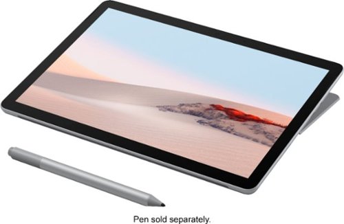 Microsoft - Geek Squad Certified Refurbished Surface Go 2 - 10.5" Touch Screen - 128GB SSD - Platinum