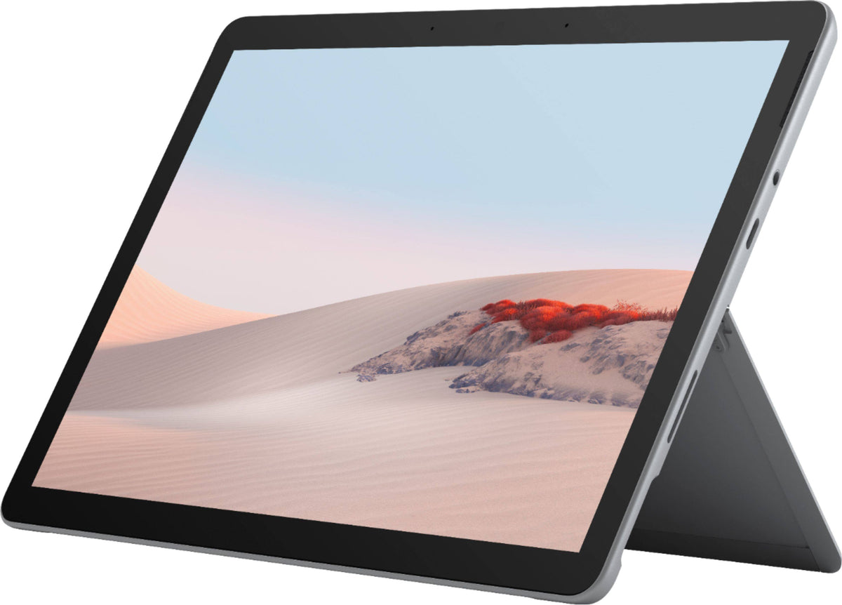 Microsoft - Geek Squad Certified Refurbished Surface Go 2 - 10.5" Touch Screen - 128GB SSD - Platinum