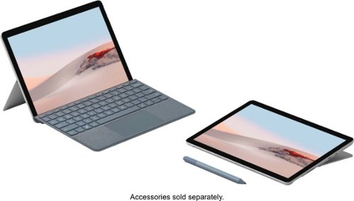 Microsoft - Geek Squad Certified Refurbished Surface Go 2 - 10.5" Touch Screen - 64GB eMMC - Platinum