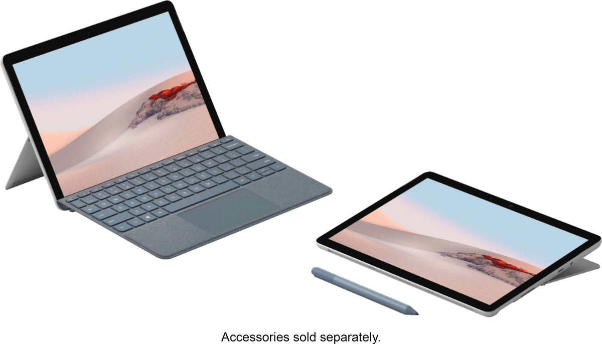 Microsoft - Geek Squad Certified Refurbished Surface Go 2 - 10.5" Touch Screen - 64GB eMMC - Platinum