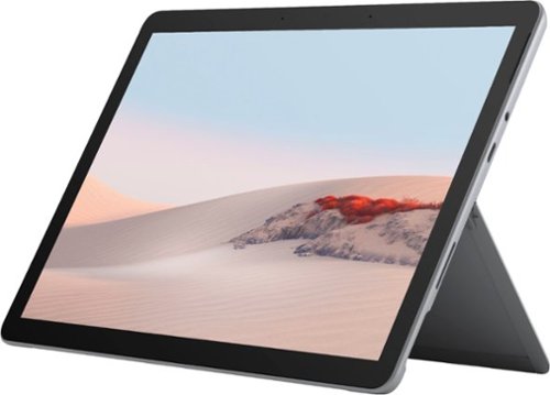 Microsoft - Geek Squad Certified Refurbished Surface Go 2 - 10.5" Touch Screen - 64GB eMMC - Platinum