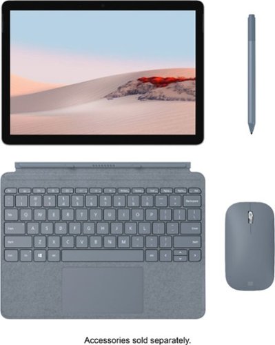 Microsoft - Geek Squad Certified Refurbished Surface Go 2 - 10.5" Touch Screen - 128GB SSD - Platinum