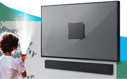 Samsung - The Terrace Outdoor TV Wall Mount up to 55" - Black