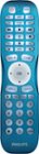 Philips - 6 Device Backlit Universal Remote Control - Brushed Electric Blue