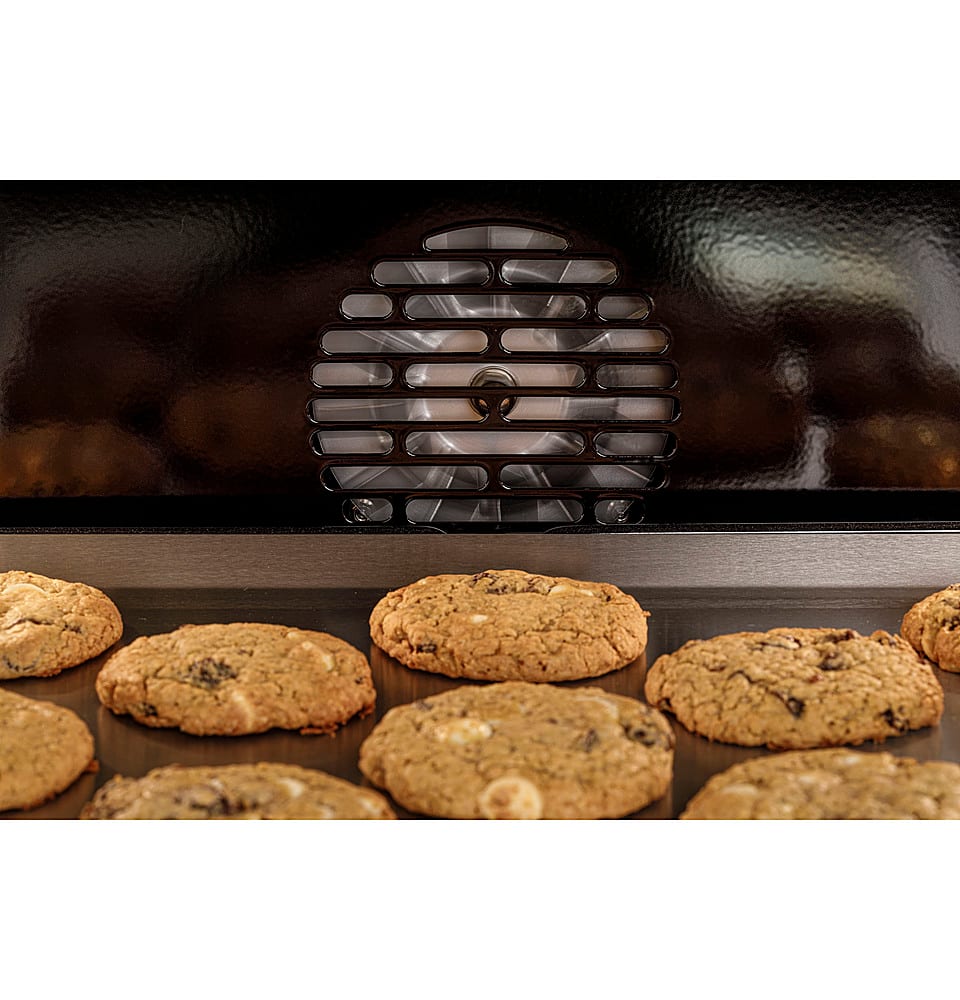 GE Profile - 30" Built-In Double Electric Convection Wall Oven with WiFi - Stainless Steel
