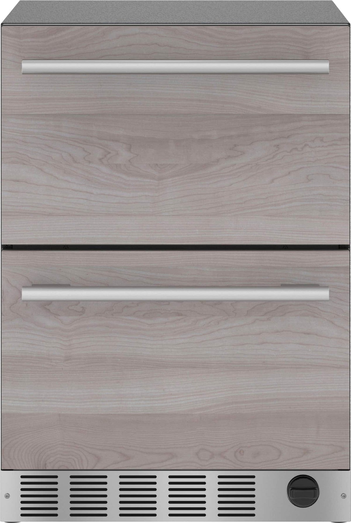 Thermador - 4.3 Cu. Ft. Built-in Double Drawer Compact Under-Counter Refrigerator/Freezer - Custom Panel Ready