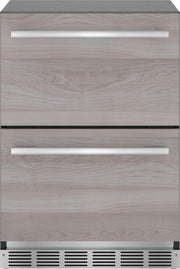 Thermador - 4.4 Cu. Ft. Built-in Double Drawer Compact Under-Counter Refrigerator - Custom Panel Ready