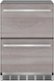 Thermador - 4.4 Cu. Ft. Built-in Double Drawer Compact Under-Counter Refrigerator - Custom Panel Ready