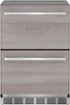 Thermador - 4.4 Cu. Ft. Built-in Double Drawer Compact Under-Counter Refrigerator - Custom Panel Ready