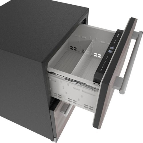 Thermador - 4.4 Cu. Ft. Built-in Double Drawer Compact Under-Counter Refrigerator - Custom Panel Ready