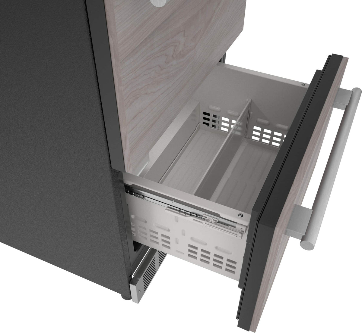 Thermador - 4.4 Cu. Ft. Built-in Double Drawer Compact Under-Counter Refrigerator - Custom Panel Ready