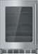 Thermador - 4.9 Cu. Ft. Built-in Compact Glass Door Under-Counter Refrigerator with Masterpiece Series Handle, Left Hinged - Stainless Steel