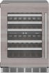 Thermador - Freedom Collection 41-Bottle Built-In Wine Refrigerator, Left Hinged - Custom Panel Ready