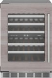 Thermador - Freedom Collection 41-Bottle Built-In Wine Refrigerator, Left Hinged - Custom Panel Ready