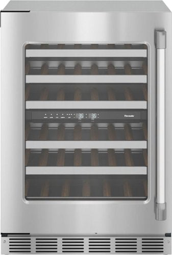 Thermador - Professional Series 41-Bottle Built-In Wine Refrigerator - Stainless Steel