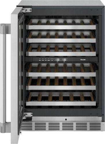 Thermador - Professional Series 41-Bottle Built-In Wine Refrigerator - Stainless Steel