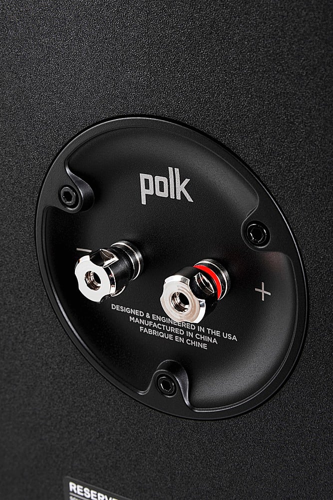 Polk Audio - Polk Reserve Series R600 Floorstanding Tower Speaker, New 1" Pinnacle Ring Tweeter & Dual 6.5" Turbine Cone Woofers - Black