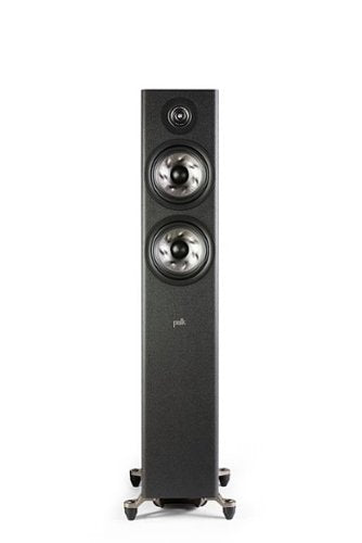 Polk Audio - Polk Reserve Series R600 Floorstanding Tower Speaker, New 1" Pinnacle Ring Tweeter & Dual 6.5" Turbine Cone Woofers - Black
