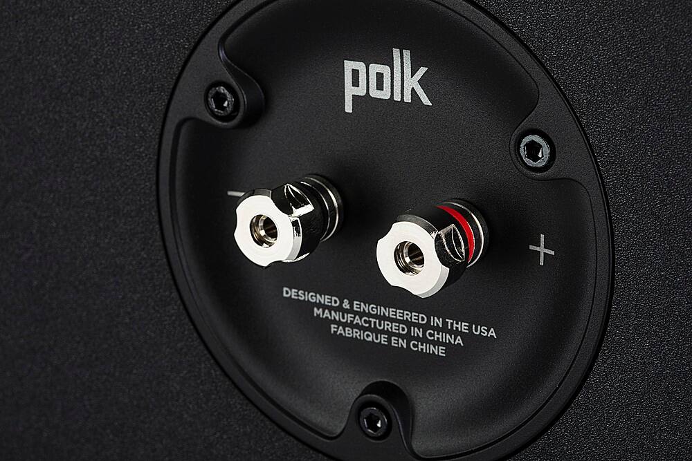Polk Audio - Polk Reserve R350 Left/Right/Center Surround Speaker, New 1" Pinnacle Ring Tweeter & Four 4" Turbine Cone Woofers - Black