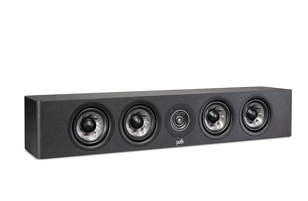 Polk Audio - Polk Reserve R350 Left/Right/Center Surround Speaker, New 1" Pinnacle Ring Tweeter & Four 4" Turbine Cone Woofers - Black