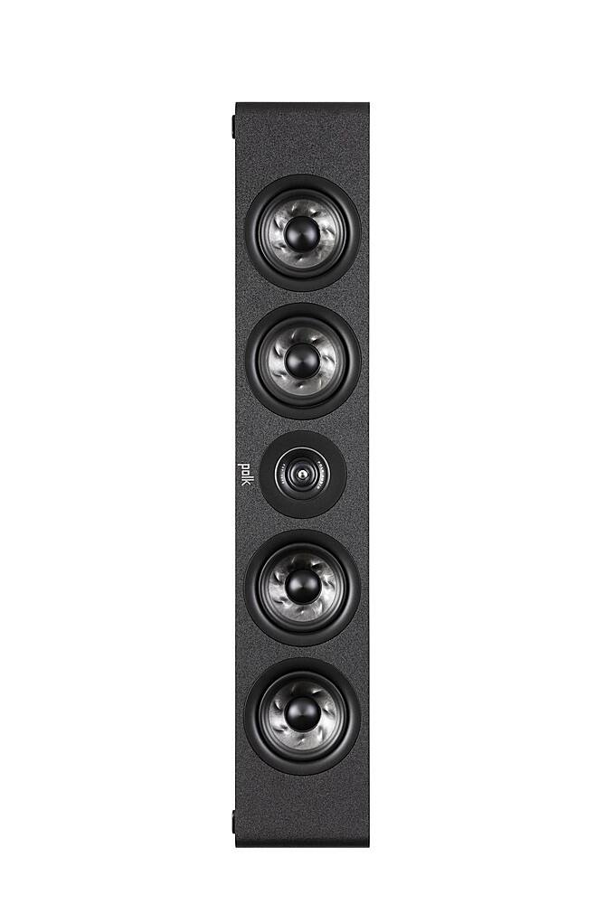 Polk Audio - Polk Reserve R350 Left/Right/Center Surround Speaker, New 1" Pinnacle Ring Tweeter & Four 4" Turbine Cone Woofers - Black