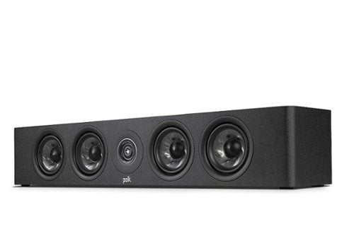 Polk Audio - Polk Reserve R350 Left/Right/Center Surround Speaker, New 1" Pinnacle Ring Tweeter & Four 4" Turbine Cone Woofers - Black
