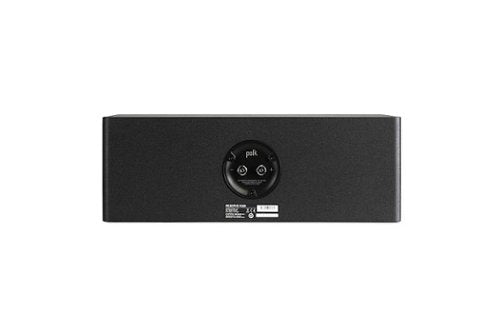 Polk Audio - Polk Reserve Series R300 Compact Center Channel Speaker, New 1" Pinnacle Ring Tweeter & Dual 5.25" Turbine Cone Woofers - Black