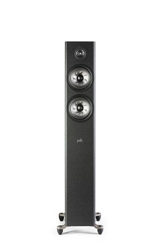 Polk Audio - Polk Reserve Series R500 Floorstanding Tower Speaker, New 1" Pinnacle Ring Tweeter & Dual 5.25" Turbine Cone Woofers - Black