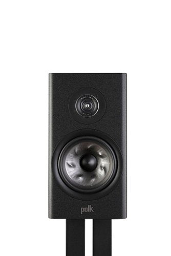 Polk Audio - Polk Reserve R200 Bookshelf Speaker, 1" Pinnacle Ring Tweeter & 6.5" Turbine Cone Woofer (Pair) - Black