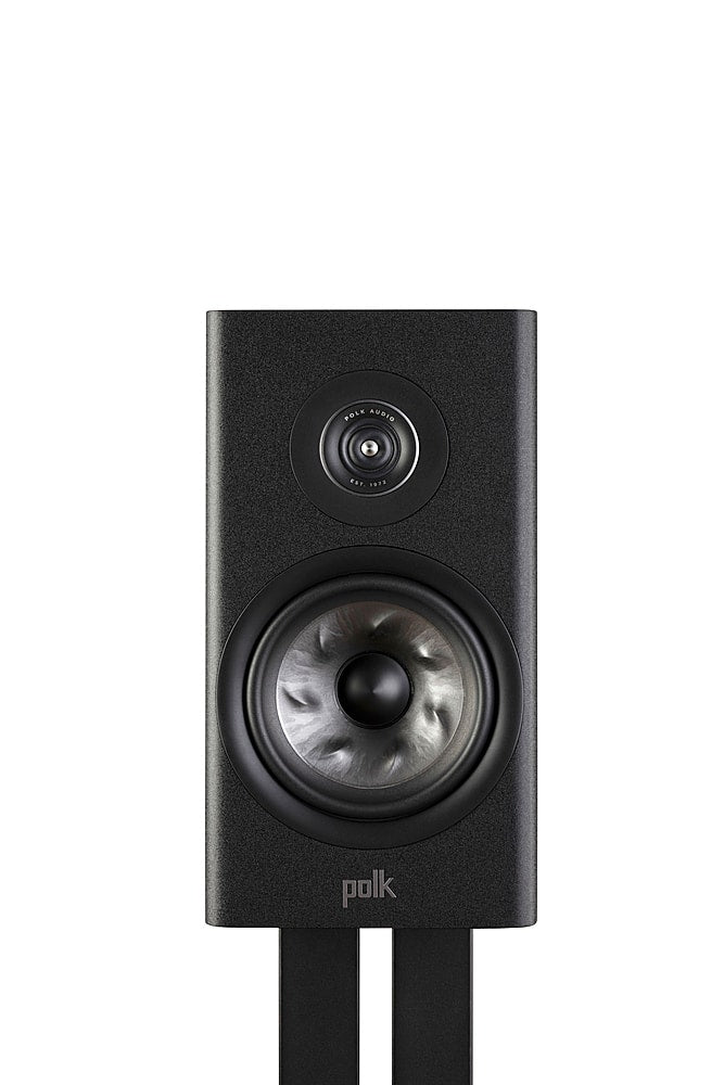 Polk Audio - Polk Reserve R200 Bookshelf Speaker, 1" Pinnacle Ring Tweeter & 6.5" Turbine Cone Woofer (Pair) - Black