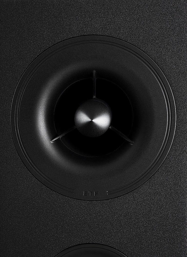 Polk Audio - Polk Reserve R200 Bookshelf Speaker, 1" Pinnacle Ring Tweeter & 6.5" Turbine Cone Woofer (Pair) - Black