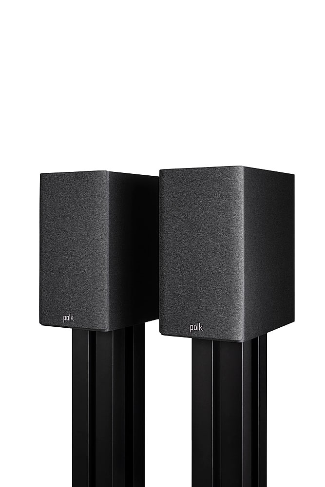 Polk Audio - Polk Reserve R200 Bookshelf Speaker, 1" Pinnacle Ring Tweeter & 6.5" Turbine Cone Woofer (Pair) - Black