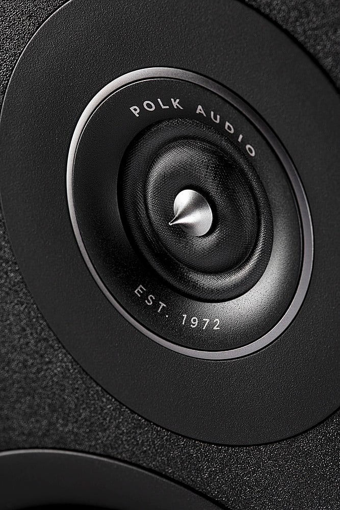 Polk Audio - Polk Reserve R200 Bookshelf Speaker, 1" Pinnacle Ring Tweeter & 6.5" Turbine Cone Woofer (Pair) - Black