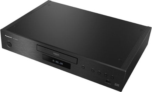 Panasonic - 4K Ultra HD Streaming Blu-ray Player with HDR10+ & Dolby Vision Playback,THX Certified, Hi-Res Sound-DP-UB9000 - Black