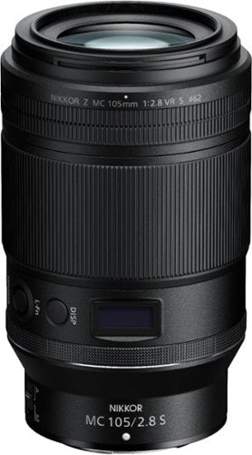 Nikon - NIKKOR Z MC 105mm f/2.8 VR S Macro Lens for Z Series Mirrorless Cameras - Black