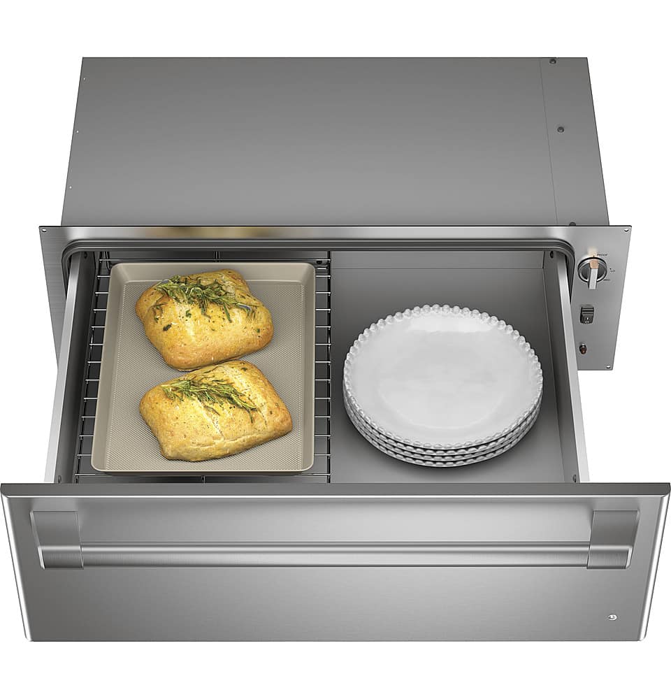 Café - 30" Warming Drawer, Customizable - Stainless Steel