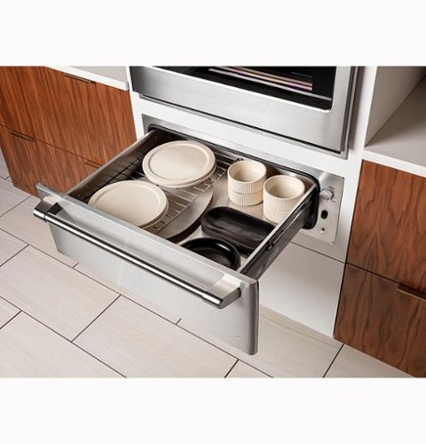 Café - 30" Warming Drawer, Customizable - Stainless Steel